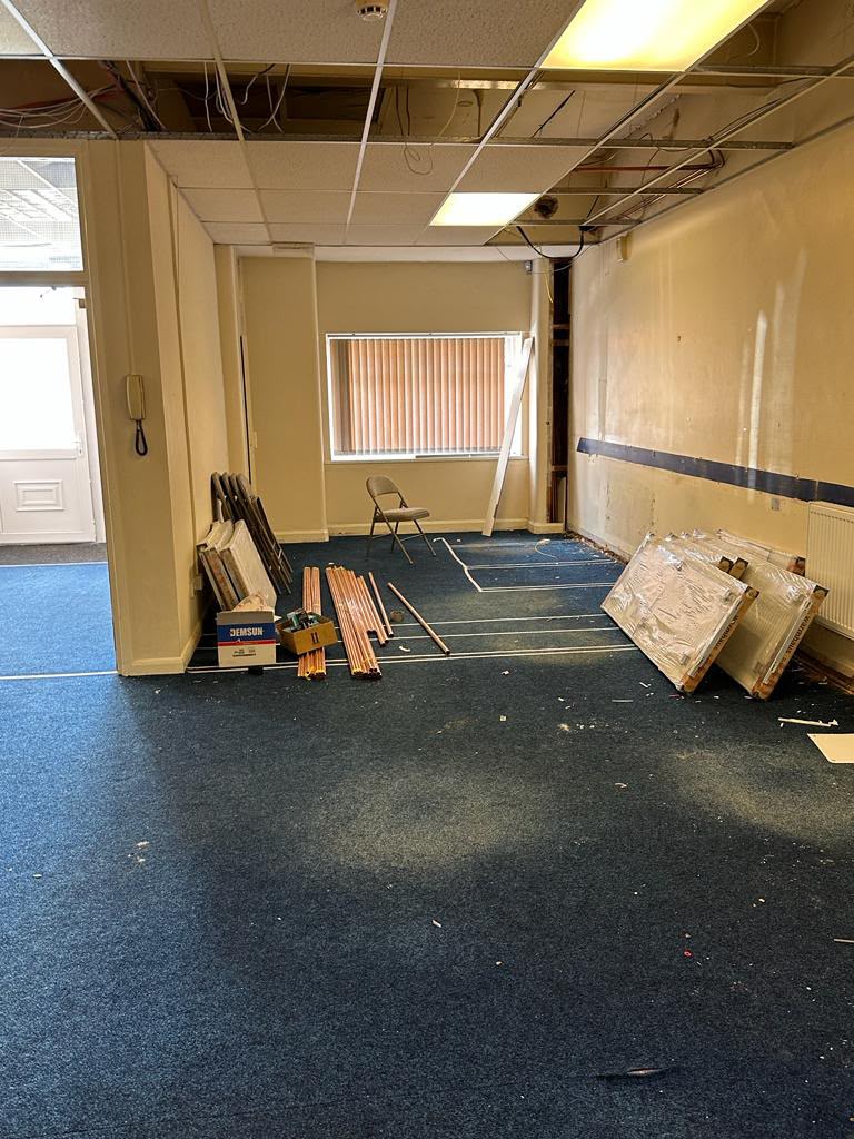 Main hall before the refurbishment